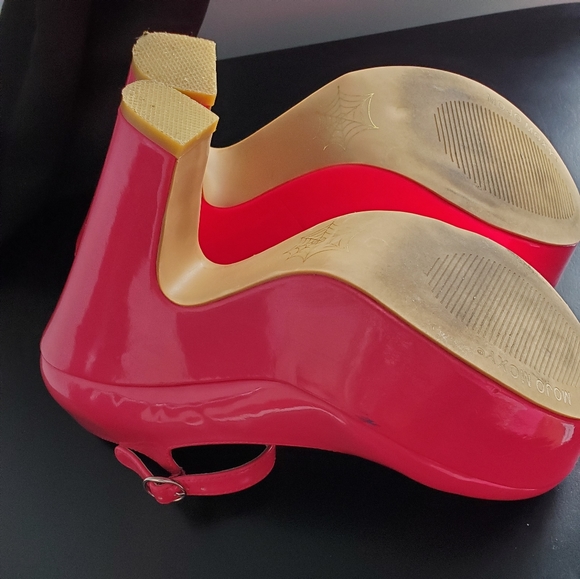 *GENTLY WORN* Ladies Chunky Platform Heel - Picture 5 of 5